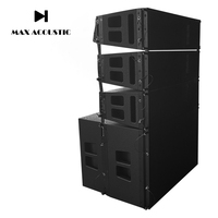 Dual 10 "Active Line Array Speaker PA Speaker Box Booster Speaker Subwoofer