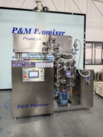 Mélangeur émulsifiant sous vide 200L à circulation interne et externe, homogénéisateur, machine de fabrication de lotions cosmétiques