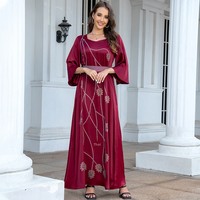 [RTS] Casual elegante riem met strass steentjes en fruit- en groentepatroon, luxe gouden metalen tailleketting voor kaftan, abaya, bruiloft of feest.