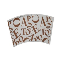 Fournisseur chinois de gobelets en papier simple face enduits de PE en pâte vierge pour le café et les boissons lactées