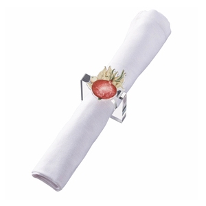 Bán buôn sang trọng lucite Acrylic vuông khăn ăn chủ thanh lịch bàn ăn thiết lập <span class=keywords><strong>Rack</strong></span> hiển thị với Vòng chủ cho giấy - Product Image 3