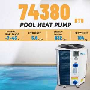 Calentador de <span class=keywords><strong>Agua</strong></span> Solar Híbrido sin Tanque para Piscina, Bomba de Calor Eléctrica para Exteriores con Control Remoto, <span class=keywords><strong>Agua</strong></span> Caliente Fácil de Obtener para Piscinas - Product Image 2