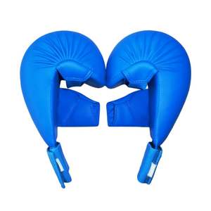 Woosung WKF одобренные синие красные перчатки для карате, защитное снаряжение для боевых искусств - Product Image 5