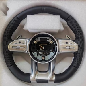 <span class=keywords><strong>Volante</strong></span> básico de cuero blanco para modelos Mercedes-Benz W212 W213 W205 W176 W247 W463 W204 W222 W238 C200 E300 Clase C - Product Image 6
