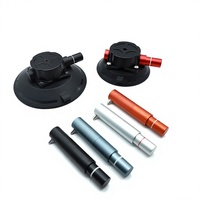 Ventouse en aluminium métallique de 6'' personnalisée avec vis filetées M6 M8 G1/4 G3/8 pour fixation sur pare-brise ou toit de voiture