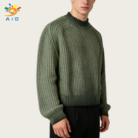 Pull tricoté tendance pour homme 2026 – Col rond, manches longues, en coton respirant, doux et chaud, décontracté, pour le quotidien
