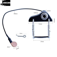 Jingying 2026 CV-17/18 Micros de violon professionnels haute sensibilité, personnalisés avec prise jack 6,35 mm, accessoire pour instrument à cordes