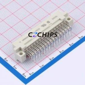 XC5C-4822 Board-to-Board & Backplane Connector Bent Lead Through Hole,P=2.54mm Connector 2.54mm Right Angle Insert 3 2A - Product Image 2