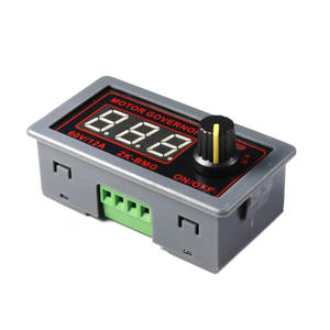 5V12V24V ตัวควบคุมความเร็วมอเตอร์ PWM DC กำลังสูง ตัวเข้ารหัสดิจิตอล ZK- - Product Image 1