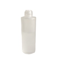 Botol Kaca Beku Bening 100Ml dengan Tutup Sekrup Bambu untuk Kemasan Kosmetik Toner