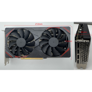การ์ดจอกราฟิกสำหรับเล่นเกมใหม่ 8GB GDDR6 PCIe 4.0 128 บิต สำหรับ DP DisplayPort พร้อมพัดลมระบายความร้อน สำหรับเดสก์ท็อป GPU Radeon 7600 PC ประสิทธิภาพสูง - Product Image 4