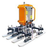 Élévateur électrique à ventouses sous vide, alimenté par batterie, pour panneaux sandwich et verre, 200kg, 400kg, 600kg