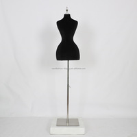 Mannequin de mariage demi-corps en velours pour grandes hanches, mannequin féminin courbé, mannequin féminin à forte poitrine, vente en gros