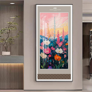Peintures de <span class=keywords><strong>champs</strong></span> fleuris et décorations murales de haute qualité, mettant <span class=keywords><strong>en</strong></span> scène <span class=keywords><strong>des</strong></span> paysages naturels et <span class=keywords><strong>des</strong></span> peintures sur cuir - Product Image 1