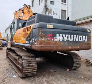 Excavadora de cadenas HYUNDAI 485L usada de Corea a bajo precio, con motor Cummins y 1 año de garantía, en venta. - Product Image 2
