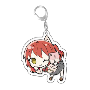 KC14134-14137 <span class=keywords><strong>Bocchi</strong></span> il Rock acrilico portachiavi Hitori Gotoh cartoni animati Guitar Hero portachiavi anello in PVC blocco da costruzione giocattoli regalo per bambini - Product Image 6