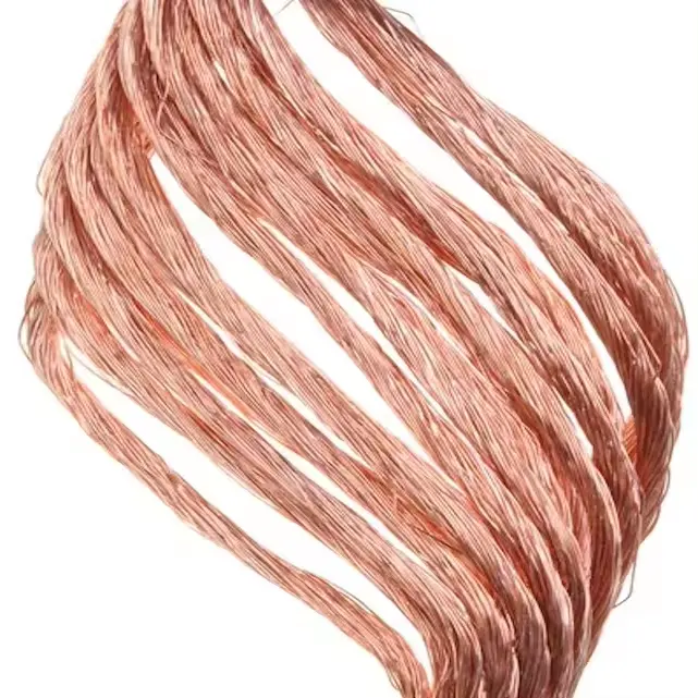 Wholesale Waste Weaving Mesh Cable Scrap Copper Brush Filter Screen Pure Copper Coil Wire Manufacturer 0.8mm For Sale