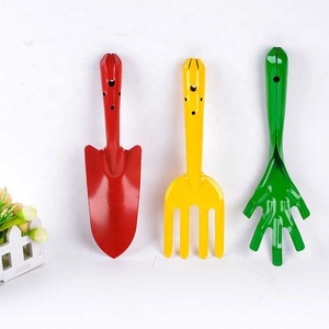 Herramientas de bonsái suculentas para jardinería infantil, juego colorido de tres piezas de plántulas, pala pequeña, rastrillo, pala, Mini herramientas de jardín - Product Image 5