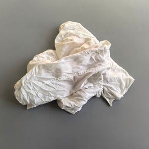 Trapos de Algodón Blanco de Punto Jersey para Trabajo Industrial, con Gran Absorción de Aceite, para Pintores y Talleres, Tipo Camiseta - Product Image 1