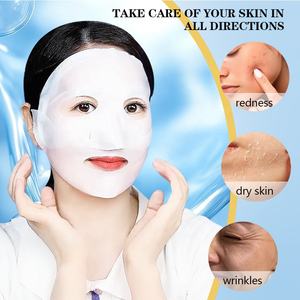 Mascarilla Facial Seca de Colágeno Bio Herbal con Vitamina C Hidratante de Marca Privada - Sensación de Gel Calmante Instantáneo para Piel Sensible <span class=keywords><strong>del</strong></span> Rostro y Nariz ODM - Product Image 2