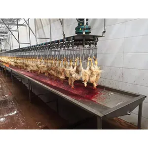 best selling poultry farm machinery automatic bleeding table for chicken duck turkey slaughter house