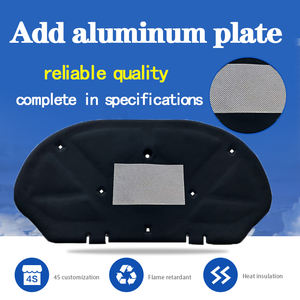 Cubierta de motor de coche, capó delantero insonorizado, aislamiento térmico de algodón con papel de aluminio para VW <span class=keywords><strong>Caddy</strong></span> 11-16 - Product Image 3