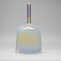 Bol chantant en cristal de quartz blanc aurore avec poignée, ensemble de bols de méditation et de sonothérapie avec sac, instrument de guérison sonore