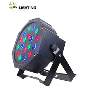 Lumière plate en plastique de partie Disco Stage Light LED Work Smart Dance Floor Laser RGB Light avec télécommande