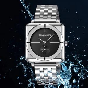 Drioshipping Skmei 2413 New Square Large Dial Montre à quartz pour hommes Casual Fashion Steel Belt Mechanical Watches Crossborder - Product Image 1