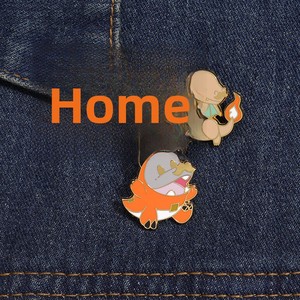 Nouvelle broche en émail en métal gravé Animation de dessin animé japonais Pokemon Pet Elf Style Badge pour la remise des diplômes de la fête des pères - Product Image 4