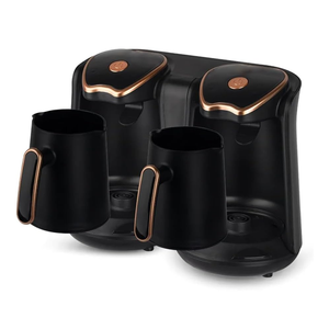 Portable 8-Cup Turkish <b>Coffee</b> Maker Fast Heat Slow Boil 250ml+250ml Capacity for Hotels Outdoor Use US Plastic Portable <b>Coffee</b> M - Product Image 3