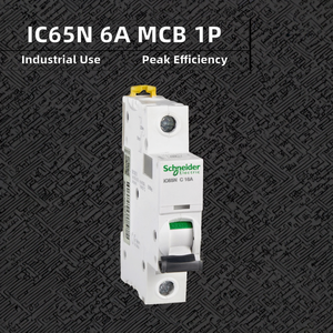 Schneide-R A9F18106เบรกเกอร์ขนาดเล็ก IC65N C-Curve 1P 6A MCB รางติดตั้งพร้อมกับการป้องกัน <span class=keywords><strong>Li</strong></span> - Product Image 3