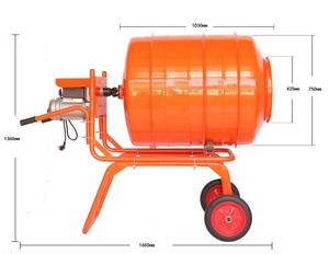 High Quality 400L, 500L,600L Liter Diesel <strong>Mini</strong> <strong>Cement</strong> <strong>Mixer</strong> Forward Mixing Reverse Unloading Mixing Equipment - Product Image 3