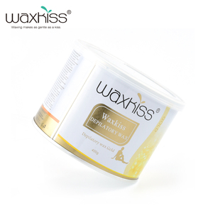 Depilatory Waxkiss OEM Factory Professional 400g Soft Wax Full Body Canned Wax Depilatory Waxing For Hair Removal