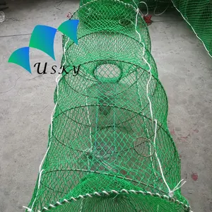 Shrimp pot crab traps plastic spring cage spring pot