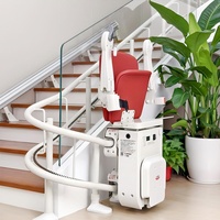 Nuevo Elevador Eléctrico para Escaleras CE, Silla Elevadora para el Hogar, Silla Elevadora para Escaleras Curvas