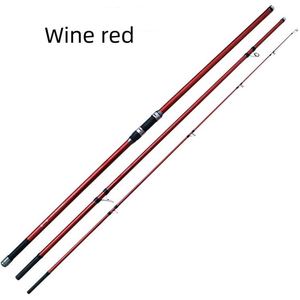 Topline, venta al por mayor, cañas de pescar de Surf de fibra de carbono de 4,2 M, viaje de fundición, 3 secciones, pesca de acción rápida - Product Image 3