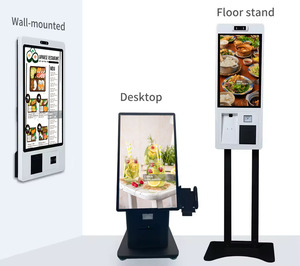 21.5-32 "thức ăn nhanh tự phục vụ tương tác kiosk màn hình cảm ứng POS cho tự đặt hàng nhà hàng kỹ thuật số biển hiển thị - Product Image 1