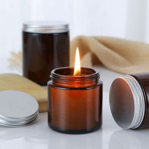 Supports de bougies votives en verre ambré, petits, en métal, personnalisés, de haute qualité, pour bougies aromatiques, avec logo, pour Noël et Pâques, vente en gros - Product Image 1