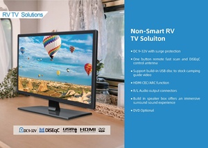 <span class=keywords><strong>TV</strong></span> RV 19 22 24 32 40 inci, <span class=keywords><strong>TV</strong></span> 12V DC dengan <span class=keywords><strong>DVD</strong></span> Kombo untuk kapal motor berkemah karavan