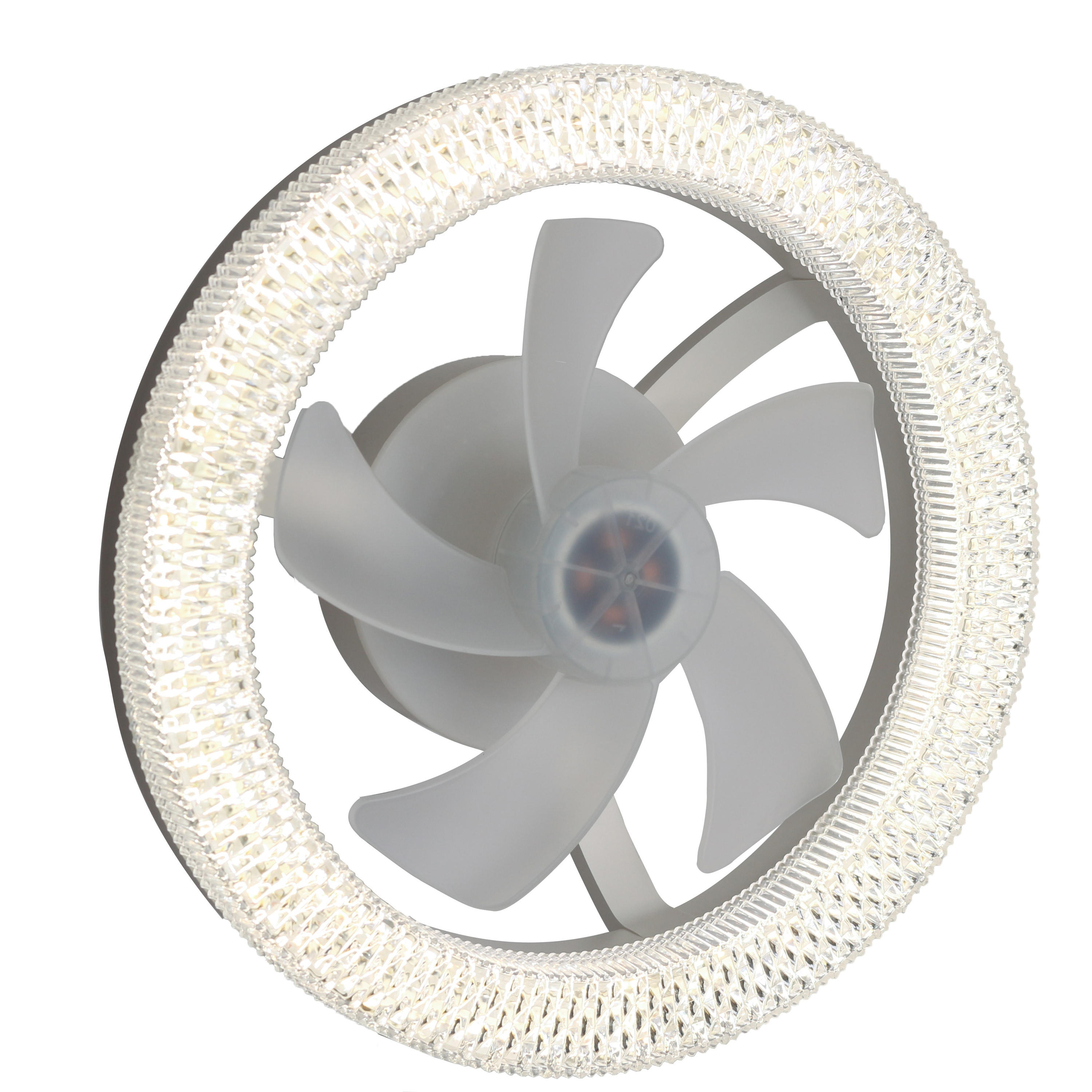 2024 New Model E27 RGB LED Ceiling Fan with Remote Control 260mm Diameter 30W Best-Seller on American Platforms