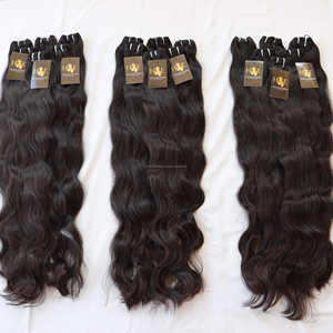 Mechones de cabello humano peruano virgen con Frontal, pelo Natural de visón virgen indio ondulado, 10A - Product Image 2