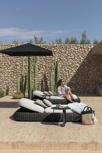 Chaise de piscine à cordes en lin, mobilier de <span class=keywords><strong>jardin</strong></span>, loisirs en plein air, design doux, offre spéciale - Product Image 4