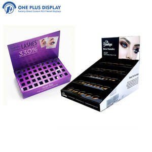 ชั้นวางแสดงน้ำหอมแบบพับได้ เป็นมิตรกับสิ่งแวดล้อม ทำจากกระดาษแข็ง พร้อมชั้นวางที่ถอดออกได้ สำหรับน้ำหอมและเครื่องสำอาง - Product Image 1