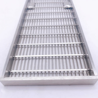 Grille de drainage en fil cannelé pour piscine, structure en acier, grille de sol pour caniveau de drainage