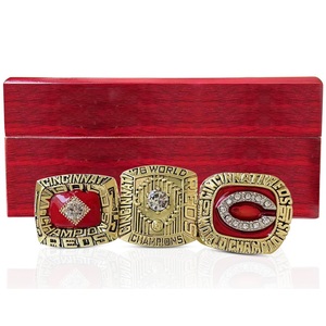 5 pièces 1989 1983 1987 1991 2001 Miami Hurricanes Football Championship Ring Set - Product Image 2