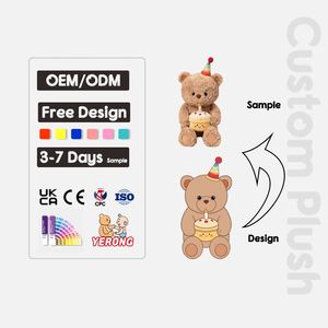 Jouets en peluche personnalisés, animaux en peluche sur mesure, ours en peluche, fabricant de peluches au Royaume-Uni, créez votre propre marque de jouets en peluche, peluche personnalisée - Product Image 1