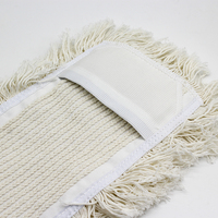 Vente en gros d'usine de vadrouille plate en mélange de coton microfibre touffetage nettoyage commercial vadrouille humide en microfibre