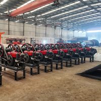 Concasseur à mâchoires diesel portable pour roches et pierres, machine de concassage avec roulement à engrenages, capacité max. 20t/h pour site minier hors réseau