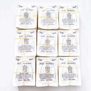 Filo per arco rivestito bianco di colore Nitinol ortodontico dentale - Product Image 1